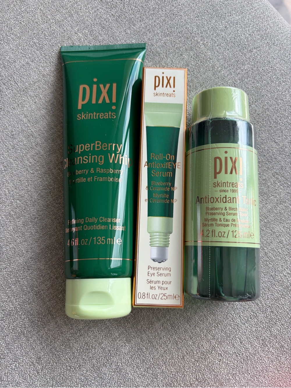 Pixi Green Skintreats SuperBerry Cleanser & Antioxidant Set